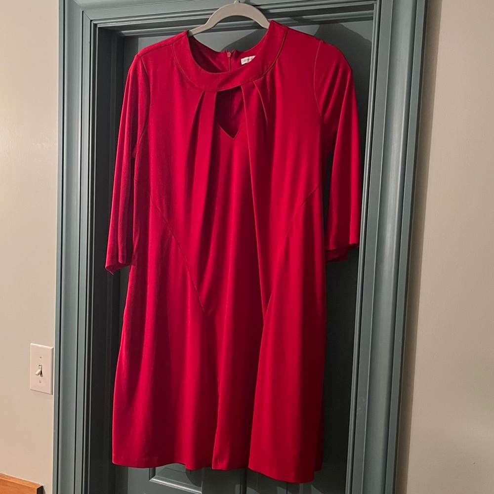 Cato Vibrant Red Dress